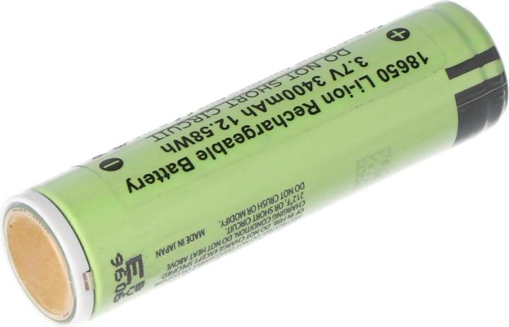 Produktbild Panasonic Akku 18650ICR für Steel LED-Taschenlampe