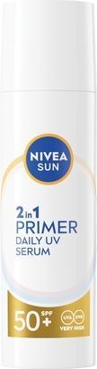 Actual product image NIVEA Sun Uv Face 2 In 1 Primer Serum Spf50+ - High Protection Face Primer And Serum (Sun cream face, SPF 50+)