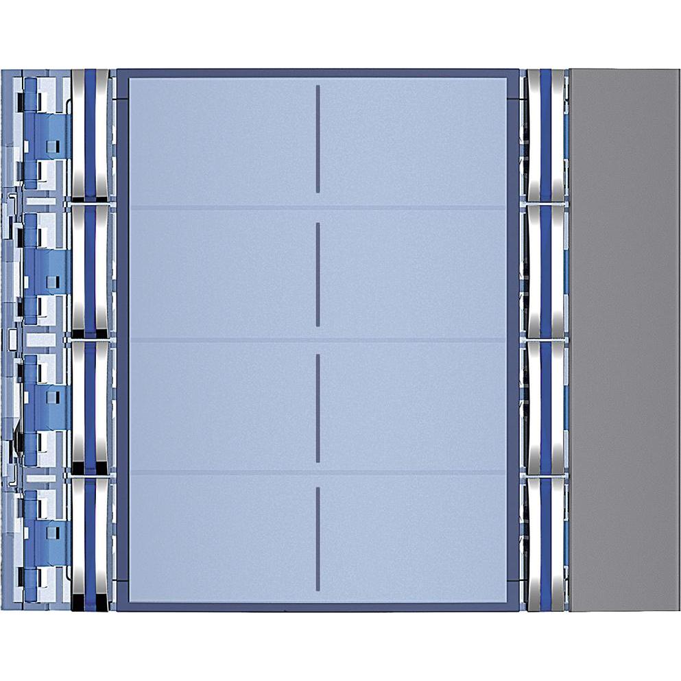 Legrand, Zubehör Gebäudesicherheit, Frontblende Ruftastmodul 8Rt-D Allstreet