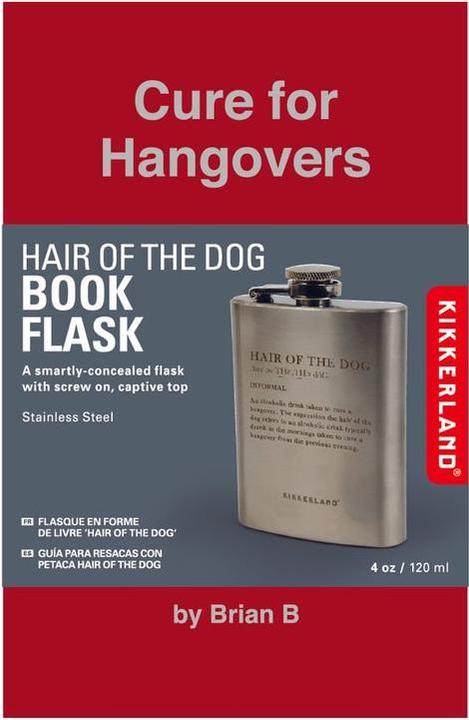Produktbild Kikkerland Hair of the Dog Flask (120 ml)