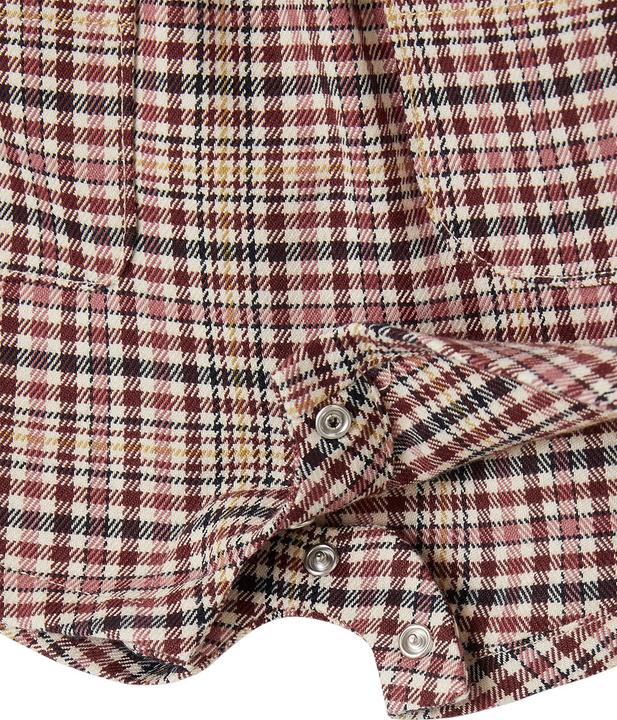 Produktbild Vertbaudet Mädchen Baby-Set: karierte Latz-Shorts, Shirt & Haarband (68)