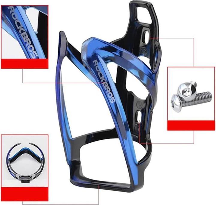 Image du produit Rockbros Porte-vélo FK338 pour bouteille d'eau - noir et bleu