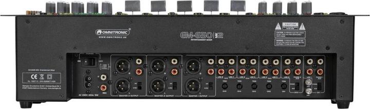 Immagine prodotto Omnitronic Mixer per intrattenimento EM-650B MK2 (Mixer da club)