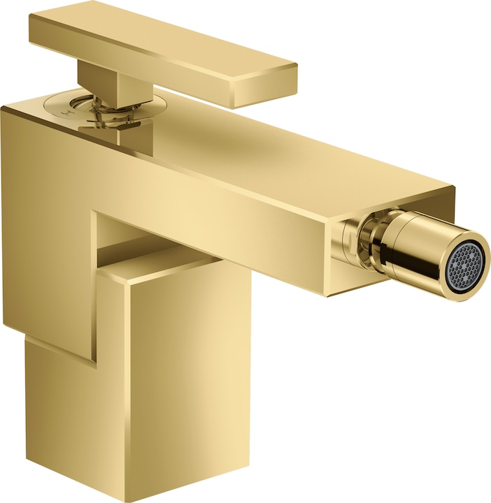 Actual product image Axor Edge single-lever bidet mixer with push-open pop-up waste
