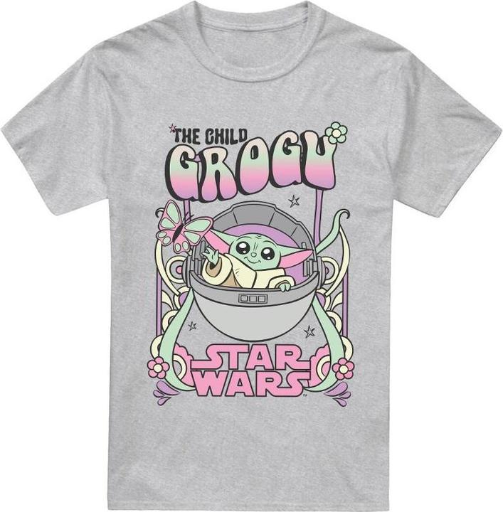 Immagine prodotto Star Wars Maglietta Grogu Hippy Uomo (S)