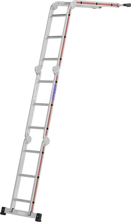 Actual product image Hymer-Leitern Hymer multi-purpose ladder 4 x 3 rungs including platform (Single ladder, 347 cm)