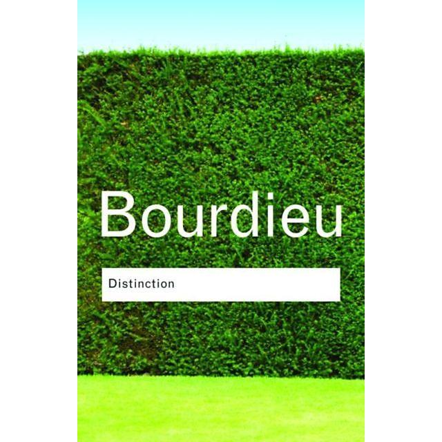 Distinction, Fachbücher von Pierre Bourdieu