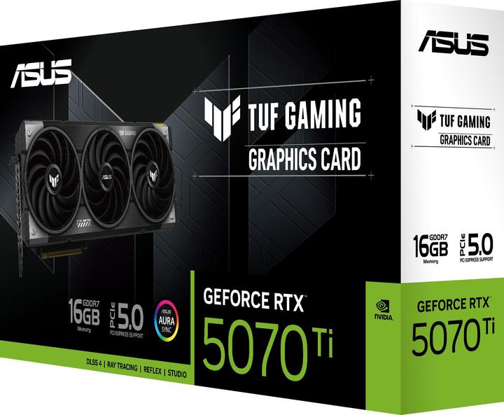 Actual product image ASUS TUF Gaming GeForce RTX 5070 Ti (16 GB)