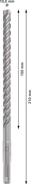Produktbild Bosch Professional Zubehör PRO SDS plus-5X Hammerbohrer, 10 x 150 x 210 mm (10 mm)