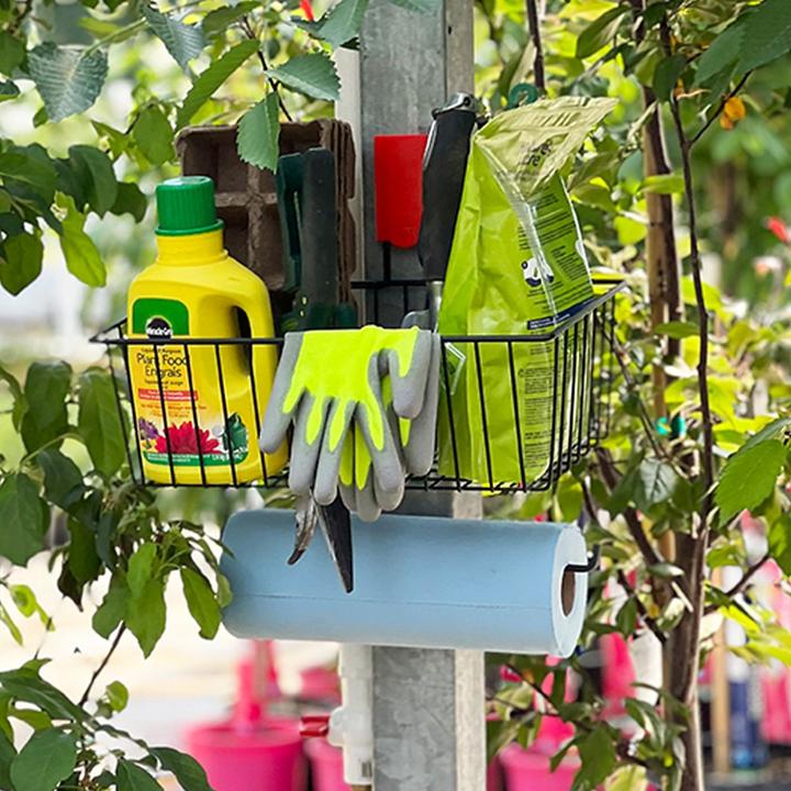 Image du produit Gator Magnetics Panier de rangement magnétique petit avec dérouleur essuie-tout (1x)