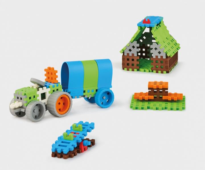 Actual product image Marioinex Klocki Waffle mini - Farmer medium blister pack