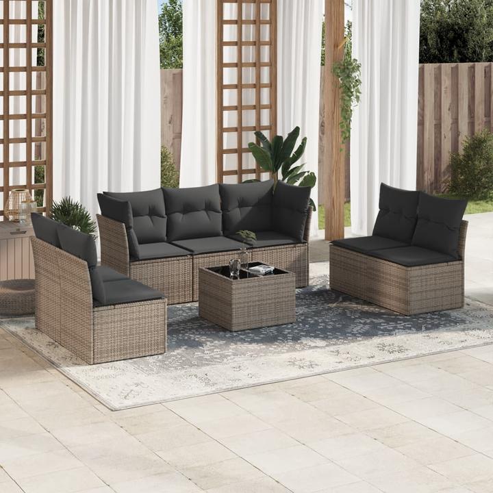 Actual product image VidaXL 10-piece garden lounge set with cushions