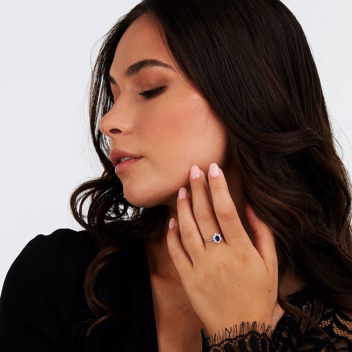 Image du produit Morellato Bague en argent avec zircons Tesori SAIW1540 - Circuit : 58 mm (58, Argent 925)