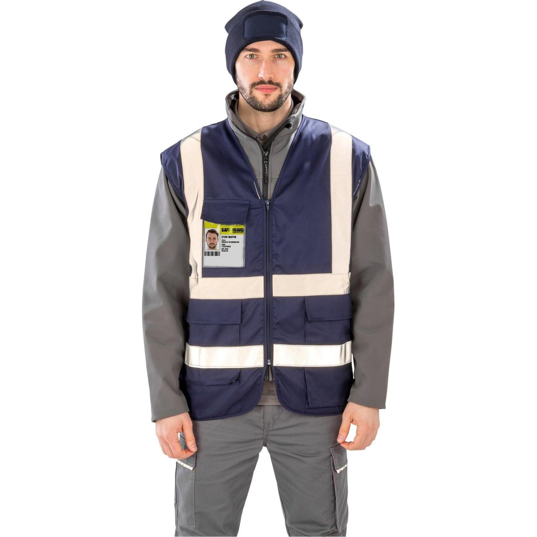 Thumbnail - Regatta, Warnweste + Warnshirt, Sicherheitsweste mit Reissverschluss (3XL)