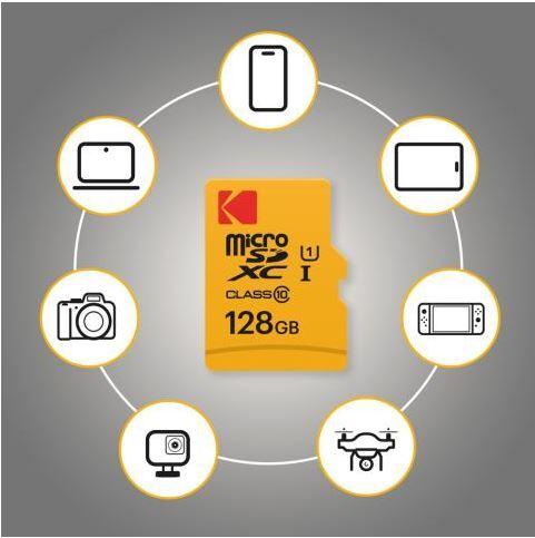 Actual product image Kodak microSDHC 32GB (32 GB, microSDHC, U1, UHS-I)