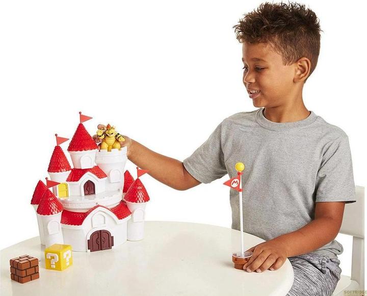 Actual product image Jakks Pacific Super Mario - Mushroom Kingdom Castle Playset (58541-4L)
