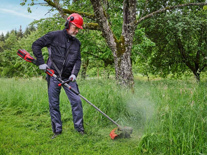 Actual product image Einhell PROFESSIONAL Akku-Sense GP-BC 36/430 Li P BL Kit (2x 4,0 Ah) (Trim line)