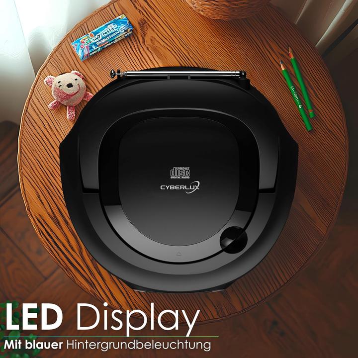 Produktbild Cyberlux Tragbarer CD-Player mit Radio und USB-Anschluss