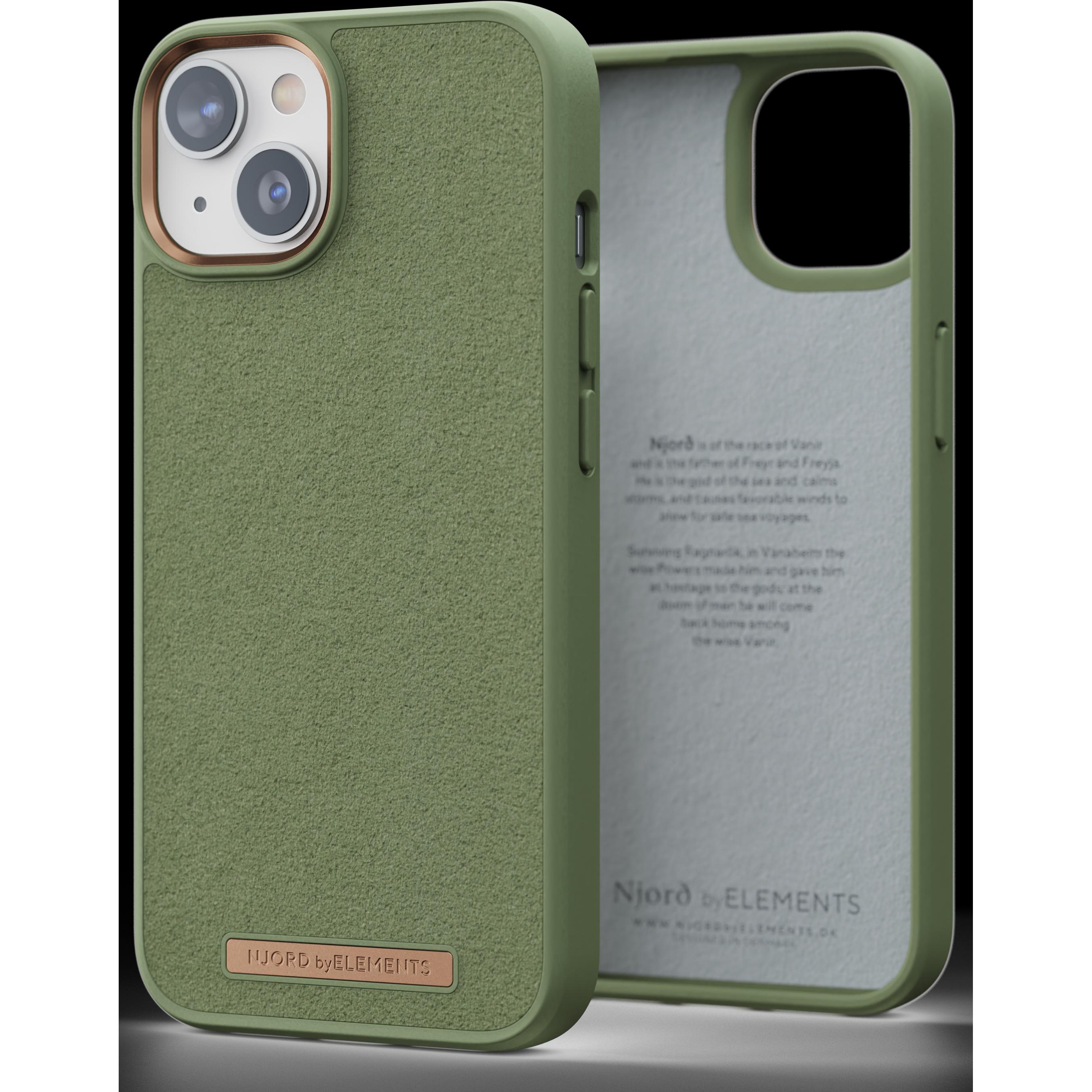 Njord COMFORT+ CASE IPHONE 14 (6.1) (Apple iPhone 14), Smartphone Hülle, Grün