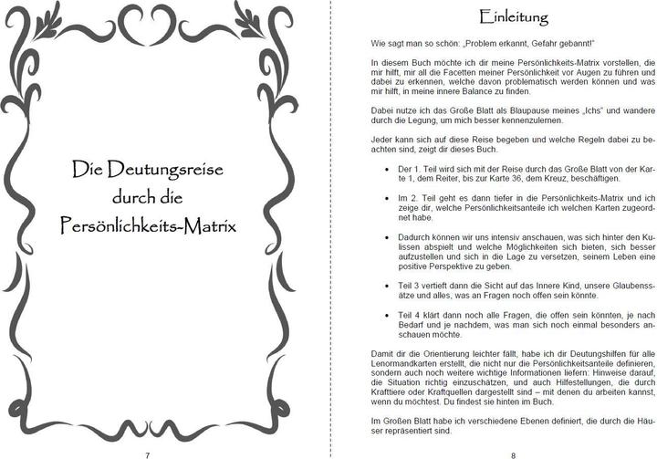 Image du produit Die Deutung der Persönlichkeits-Matrix mit Lenormandkarten (Allemand, Andrea Rosenthal, 2021)