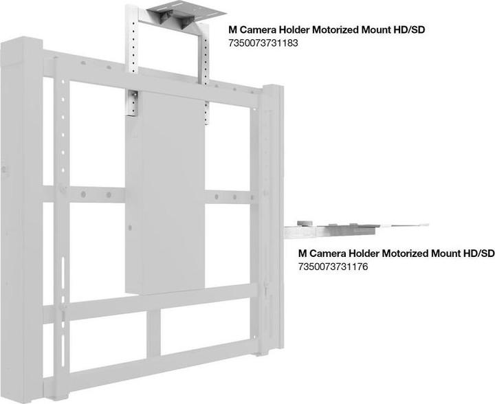 Image du produit Multibrackets Console AV pour support mural électrique, métal