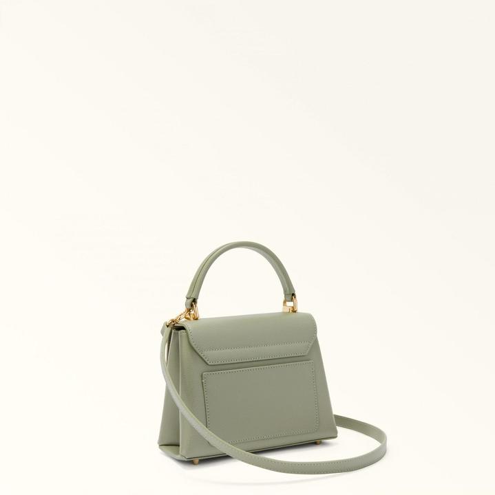 Actual product image Furla 1927 mini top handle in agave color leather