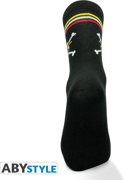 Actual product image One Piece - Socks - Black - Skull (Single pack, 38 - 43)