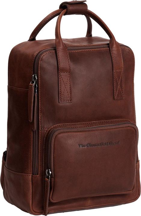 Actual product image The Chesterfield Brand Wax Pull Up backpack leather 36 cm laptop compartment