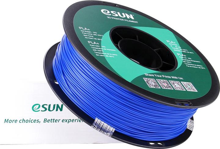 Immagine prodotto eSUN PLA+ 1,75mm Blu 1Kg (PLA+, 1.75 mm, 1000 g, Blu)