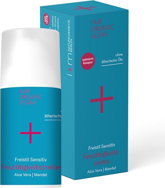 Produktbild i+m Naturkosmetik Freistil Sensitiv Feuchtigkeitscreme (30 ml, Tagescreme)
