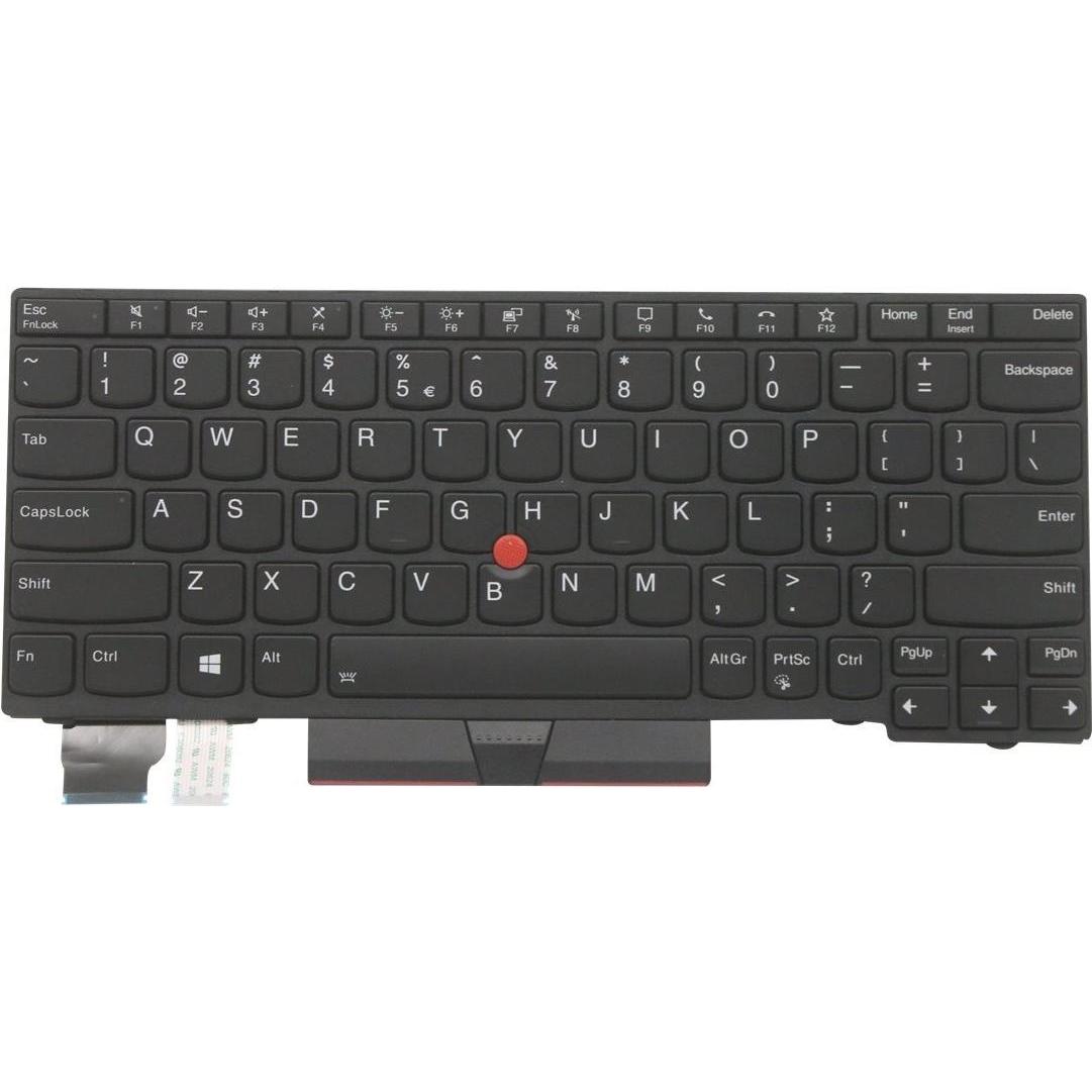 Lenovo Keyboard w/Backlight English US International, Notebook Ersatzteile, Schwarz