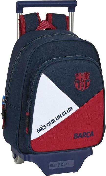 Produktbild FC Barcelona Schulrucksack mit Rädern F.C. Barcelona Corporativa Blau Granatrot (27 x 33 x 10 cm) (10 l)