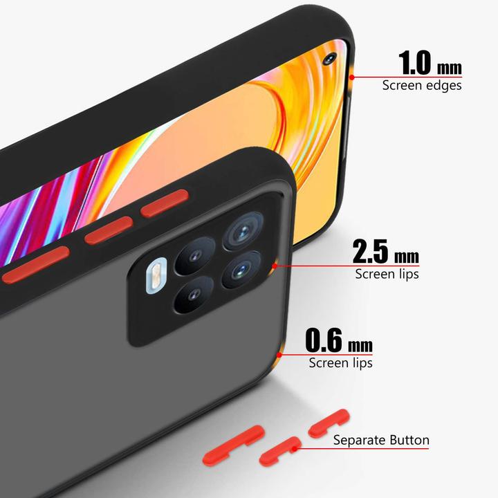 Immagine prodotto Cadorabo Custodia per Realme 8 4G / 8 PRO Hybrid Matt (realme 8, Realme 8 Pro)