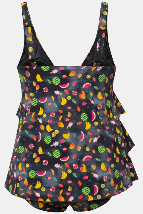 Produktbild Ulla Popken Tankini, Früchte, Softcups, Volants, recycelt (42 A)