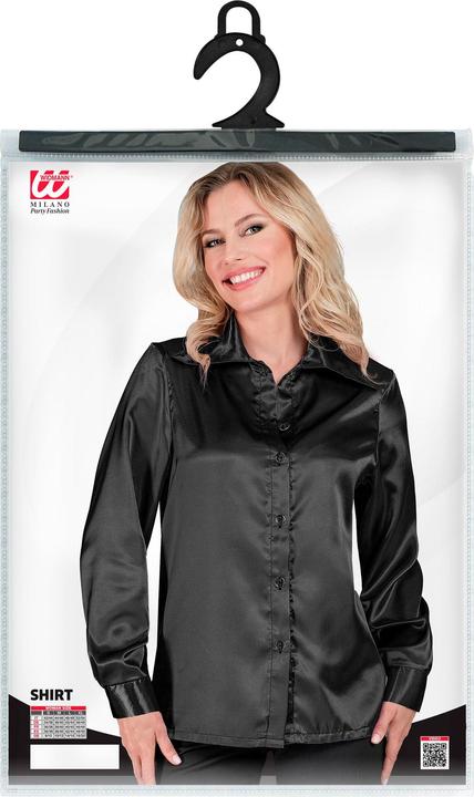Immagine prodotto Widmann SCHWARZE 70s DISCO BLUSE aus Satin, M (M)