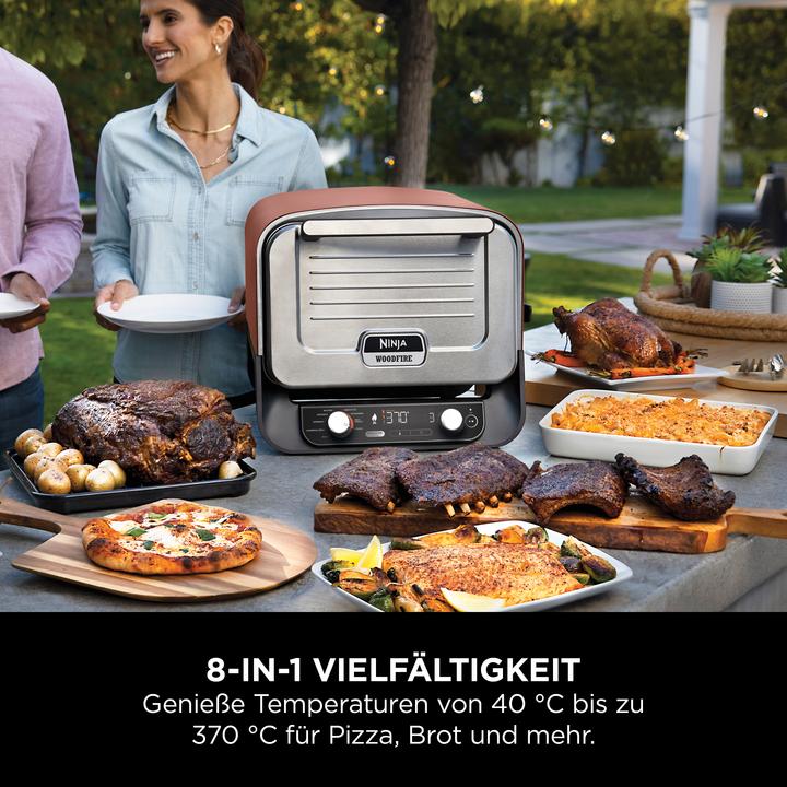 Actual product image Ninja OO101CH Woodfire Ofen, Pizzaofen & Smoker