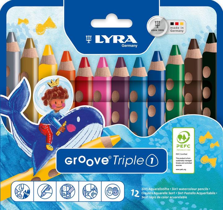 Produktbild Lyra Groove Triple 1 (Mehrfarbig, 12 x)