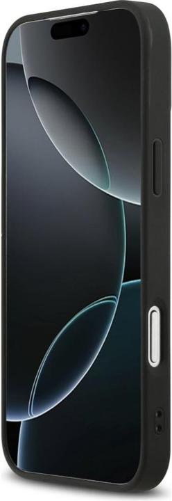 Produktbild DKNY Case Repeat Texture Pattern with Tonal Stripe for iPhone 17 Pro Max black (Apple iPhone 17 Pro Max)