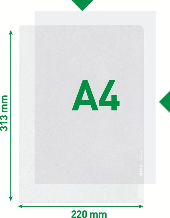 Image du produit Leitz Pochettes transparentes PP A4 (A4, 100x)