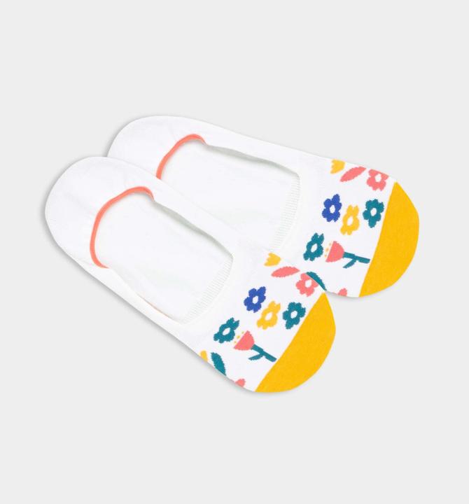 Actual product image DillySocks Hidden White Meadow (Single pack, 39 - 42)