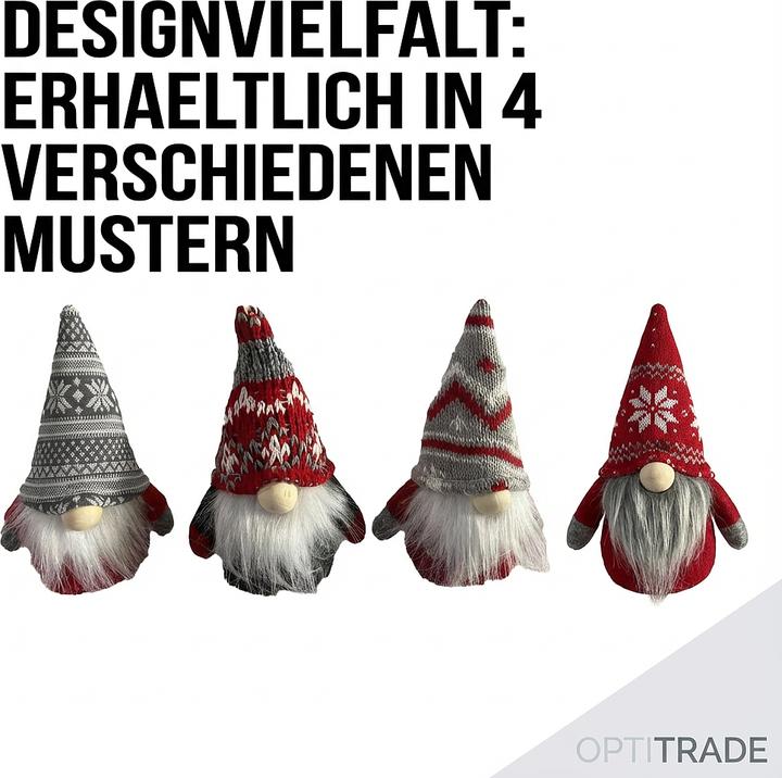 Produktbild Champ Dekofigur Wichtel mit Strickmütze