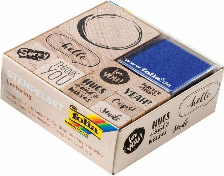 Produktbild Folia Stempelset Lettering