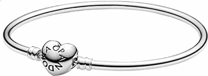 Produktbild Pandora Moments Armreif mit Herzverschluss (17 cm, Silber)