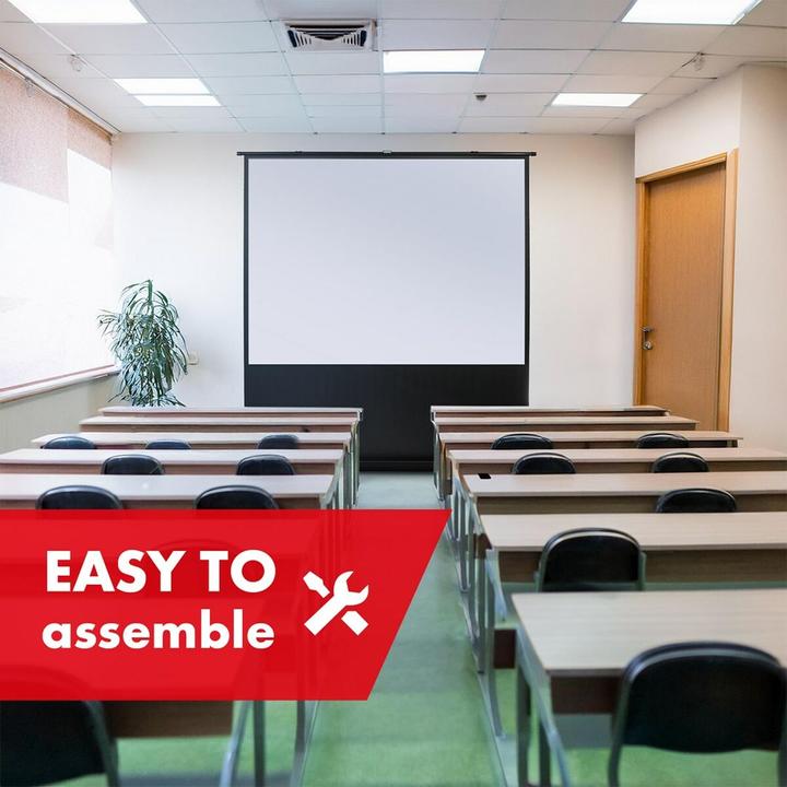 Produktbild Maclean Projektionsleinwand 66" tragbar MC-210 16:9 (66", 16:9)