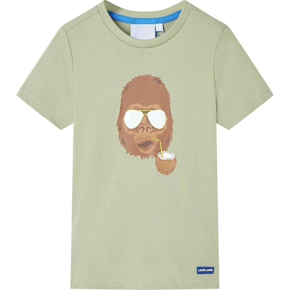 VidaXL, Jungen, Shirt, Jacklin, Grün, (104)