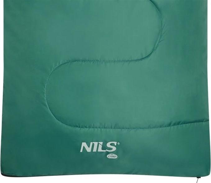 Actual product image Nils Camp sleeping bag NC2105 green-grey L (210 cm)