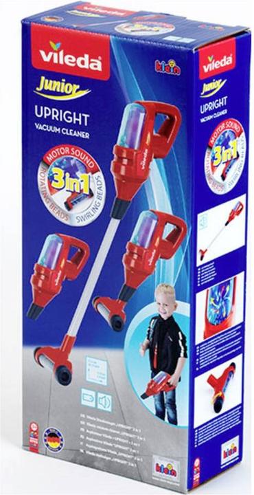 Produktbild Theo Klein Vileda Besenwagen mit Upright Staubsauger