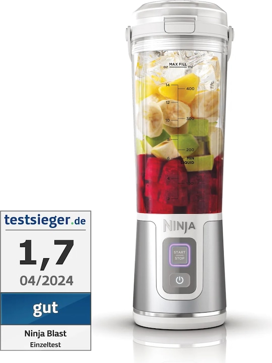 Produktbild Ninja BC151EUWH Blast Kabelloser Mixer (EU-Stecker, 14.40 W)