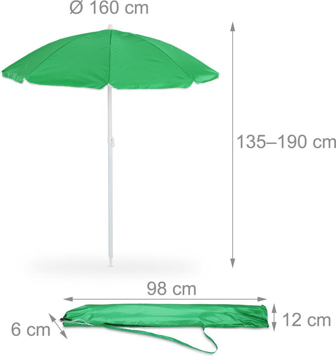 Image du produit Relaxdays Sonnenschirm (1.60 m)