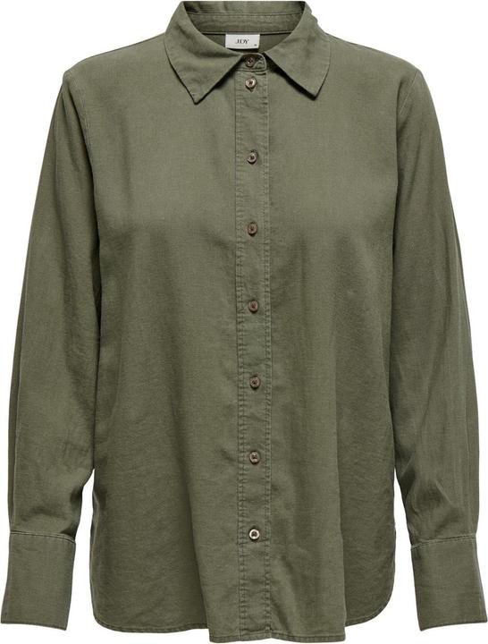 Image du produit JdY Coupe décontractée Col de chemise Manches avec bouton Coupe volumineuse des bras Chemise (L)